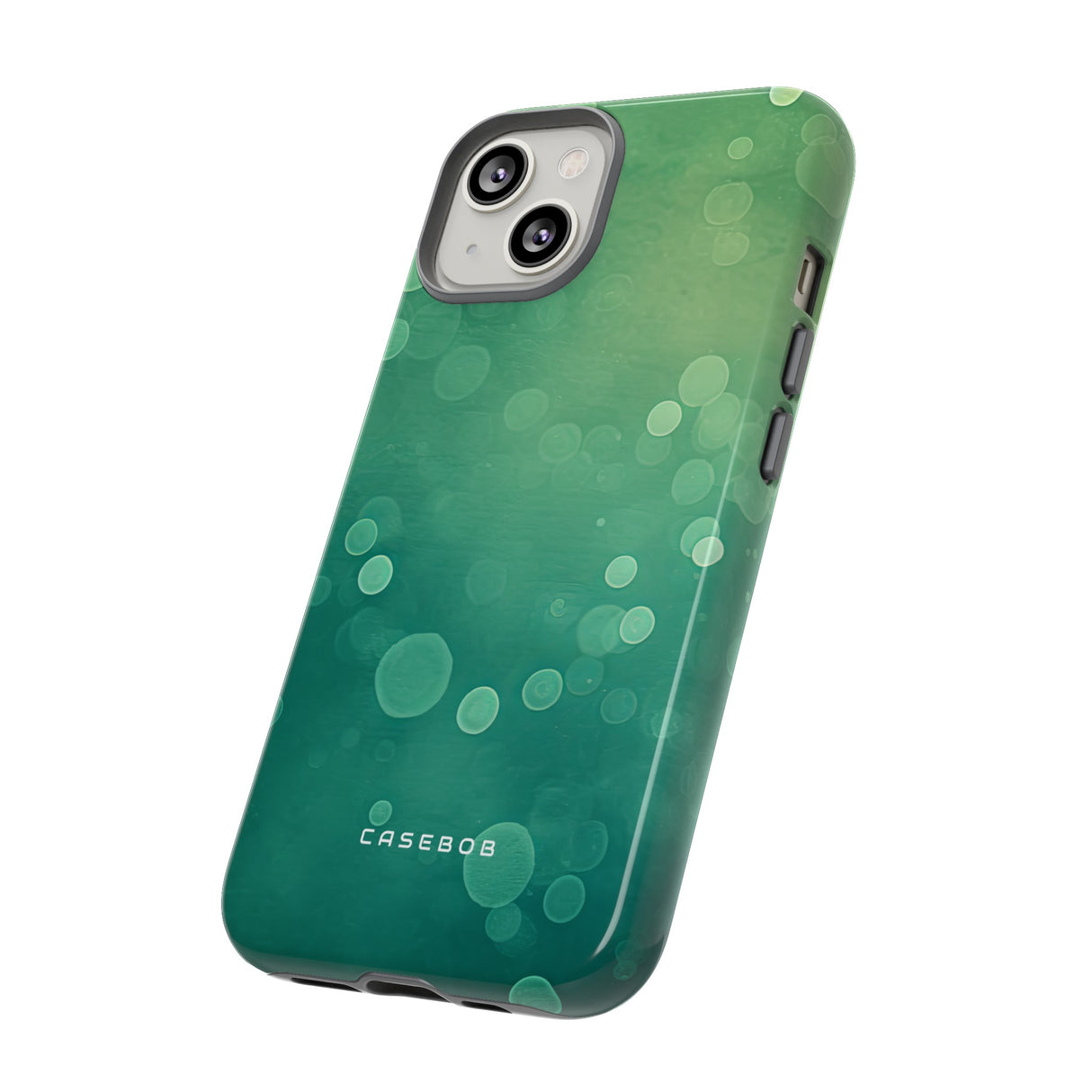 Green Dot Matrix - Protective Phone Case