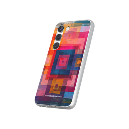 Vibrant Geometry - Flexi Samsung S23 Phone Case