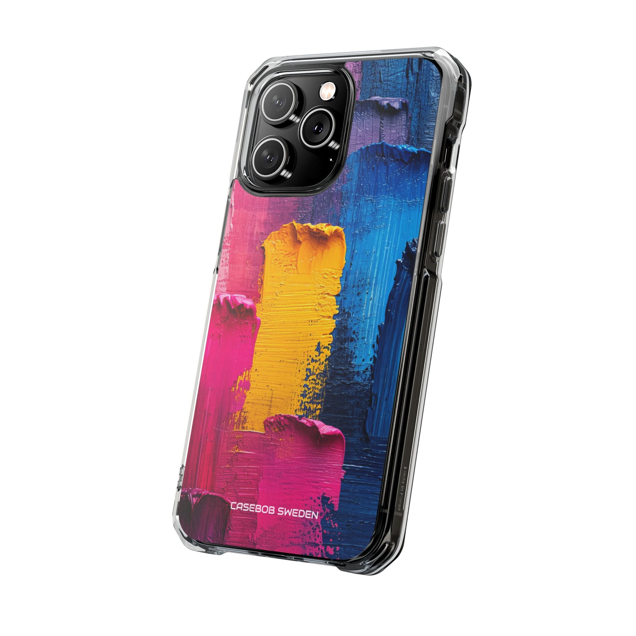 Bold Abstract Texture - Clear Impact iPhone 14 Phone Case