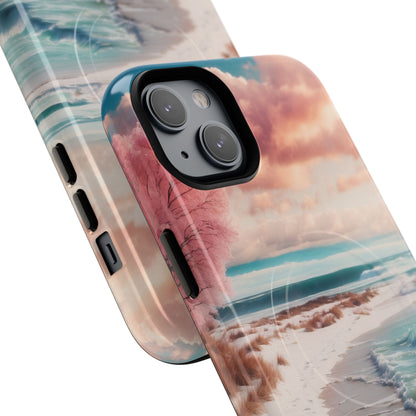 Pink Tree Breeze iPhone 14 Plus Case - Tough+