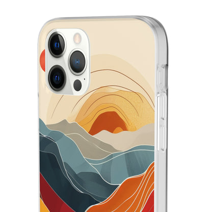 Sunset Waves | Flexible Phone Case for iPhone