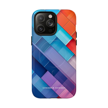 Vibrant GeoFlow iPhone 14 | Tough+ Phone Case