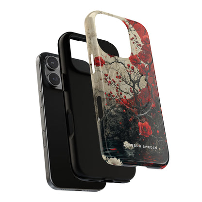 Zen Blossoms in Moonlight iPhone 16 | Tough+ Phone Case