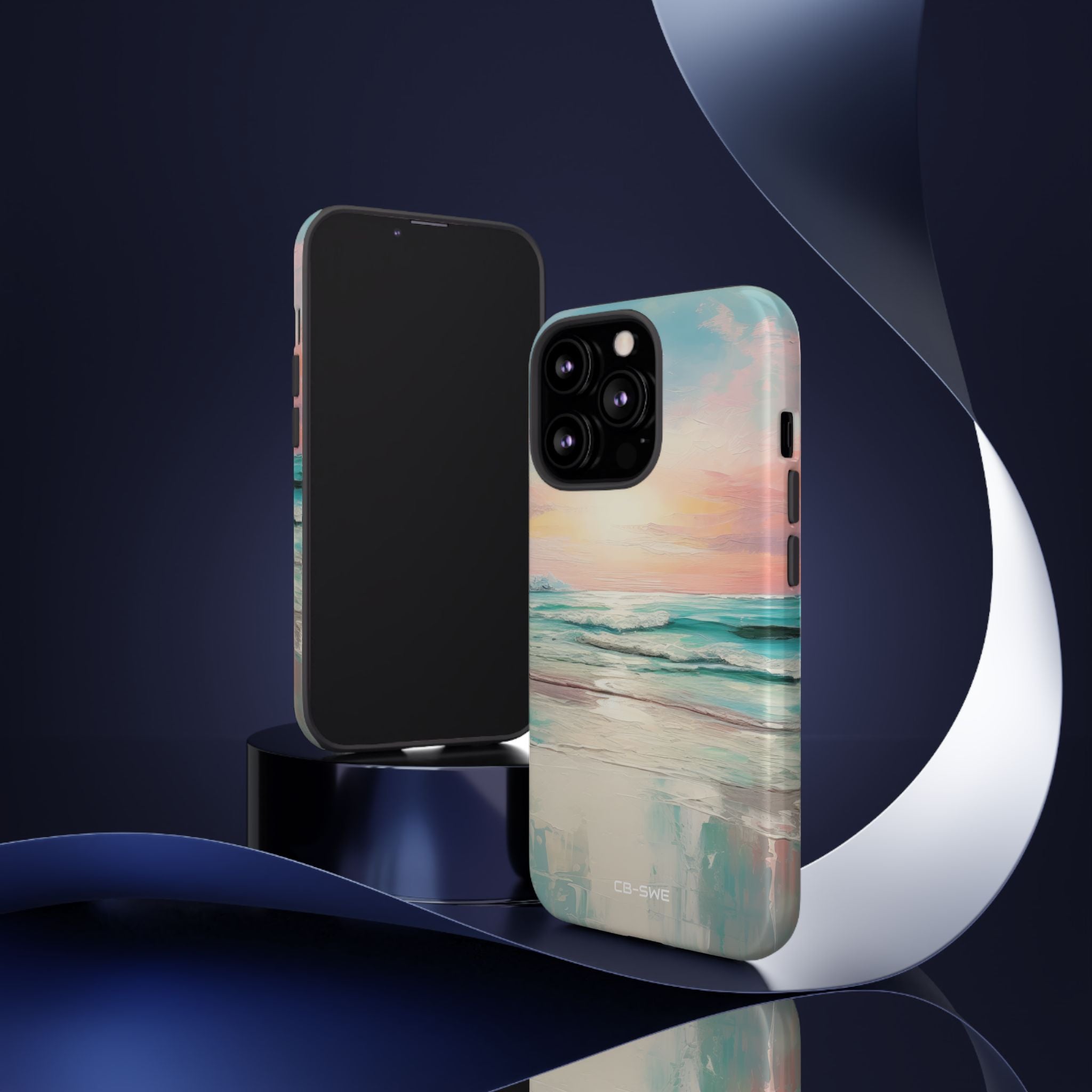 Waves Glistening Softly - iPhone Case