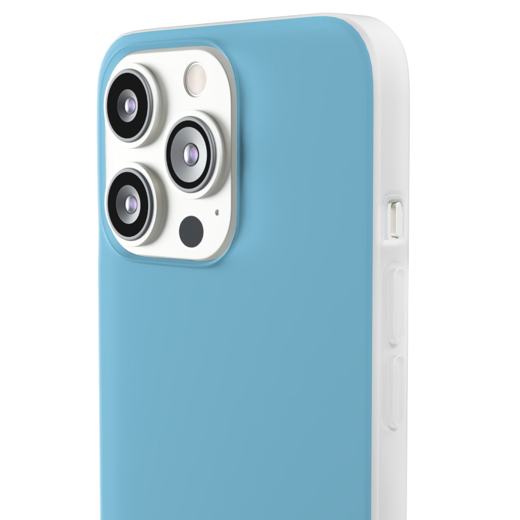Himmelblaue iPhone-Hülle - Flexi