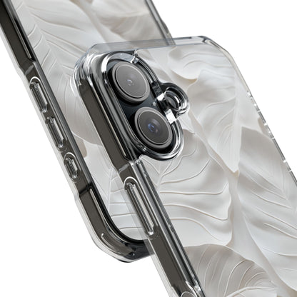 Elegant Leaf Relief iPhone Case - Impact