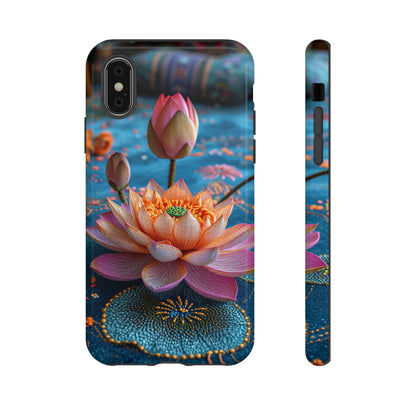 Water Rose Mandala Bliss - Protective Phone Case