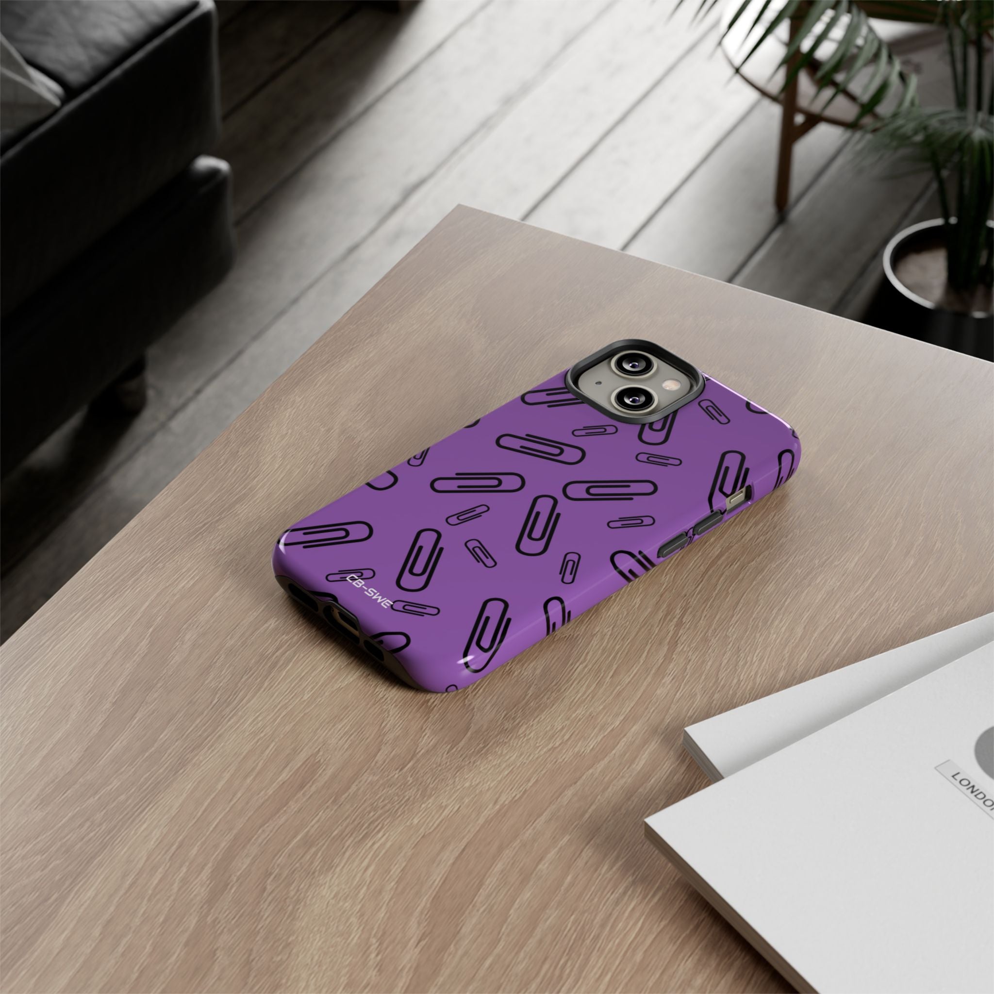 Paperclips Dance Playfully - iPhone Case