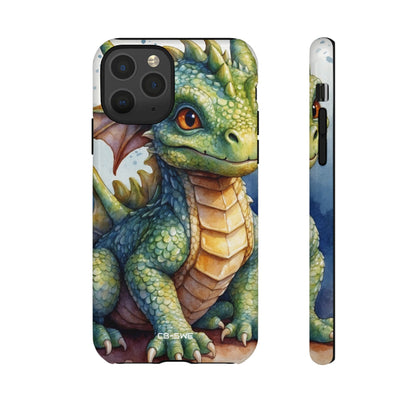Green Dragon Smiles - iPhone Case