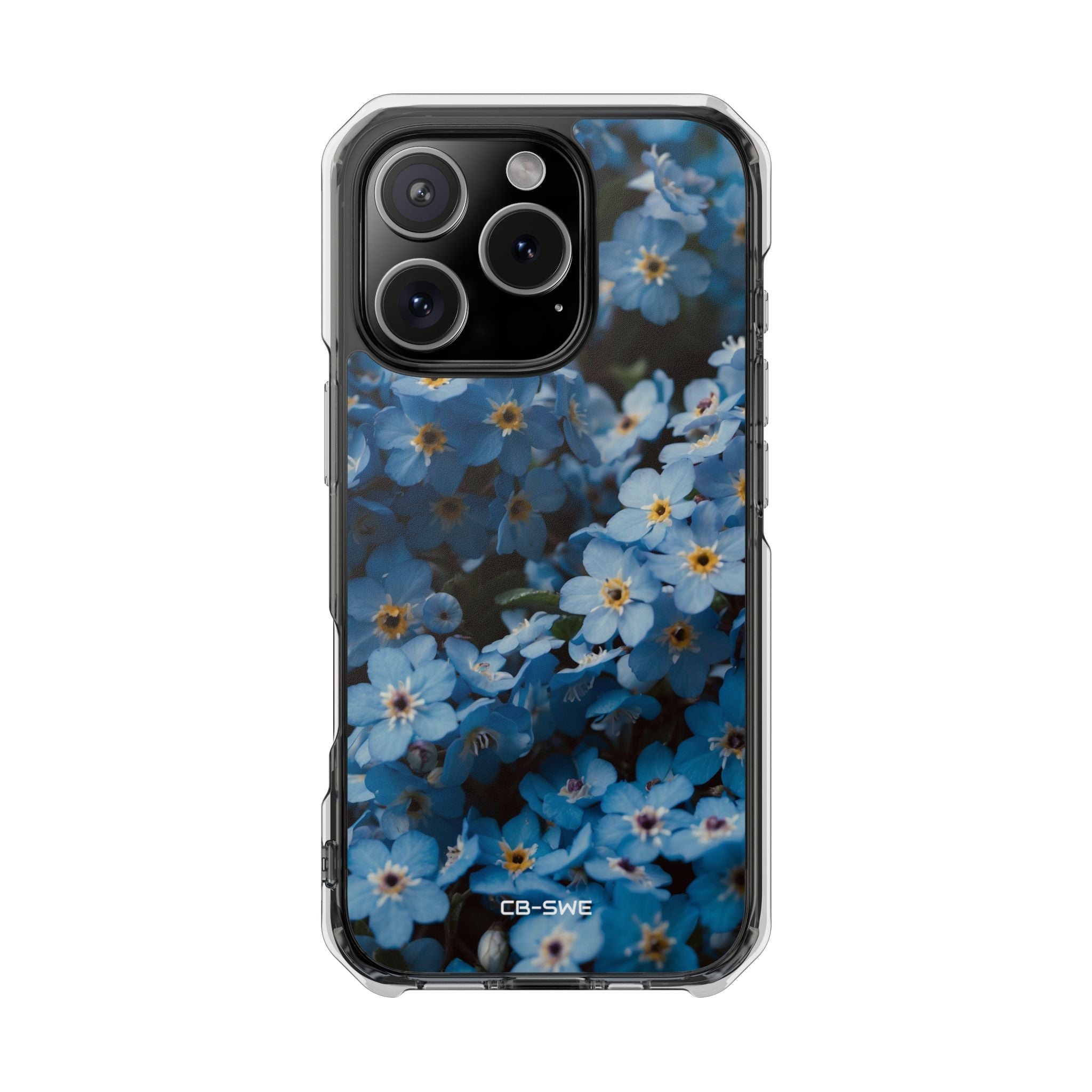 Blue Blooms Embrace iPhone Case - Impact