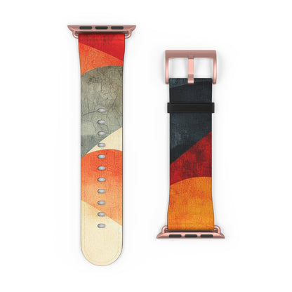 Crimson Ripples - Watch Band