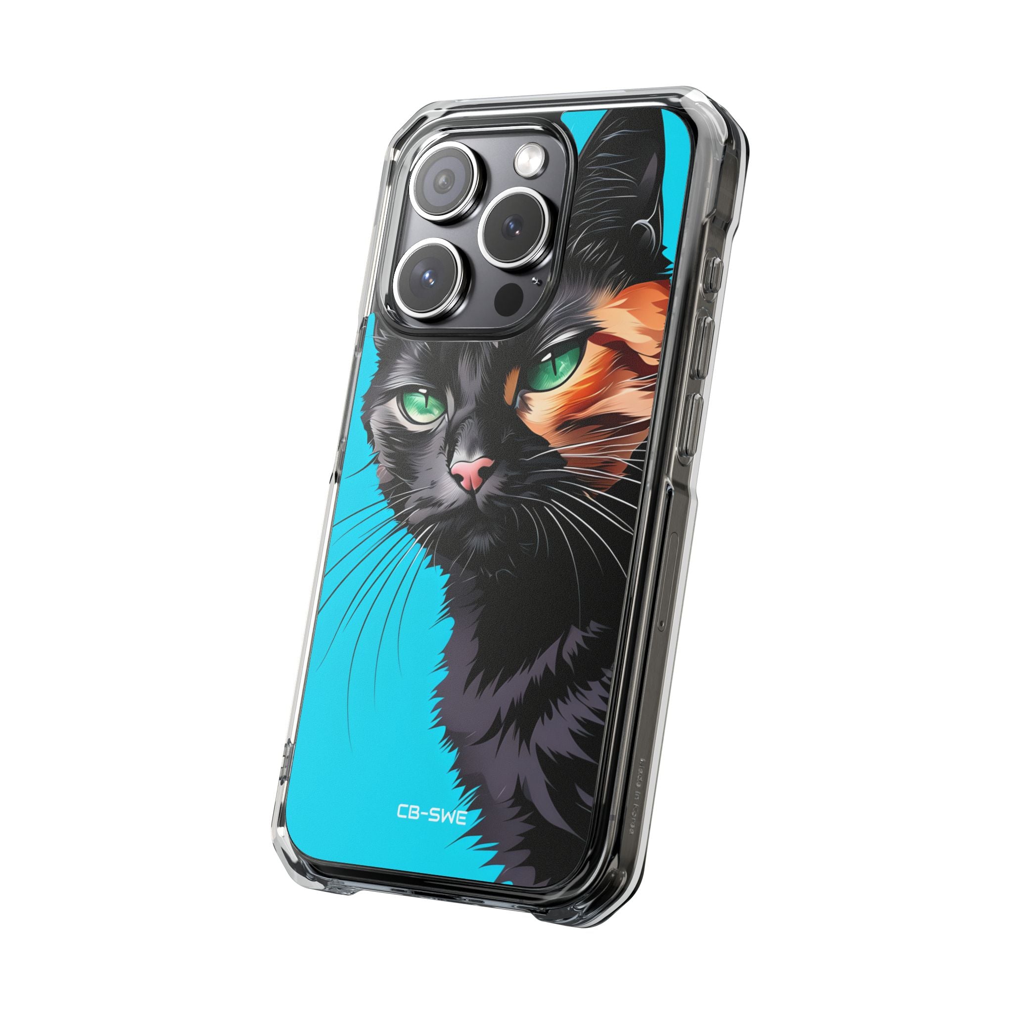 Curious Cat Stare iPhone Case - Impact
