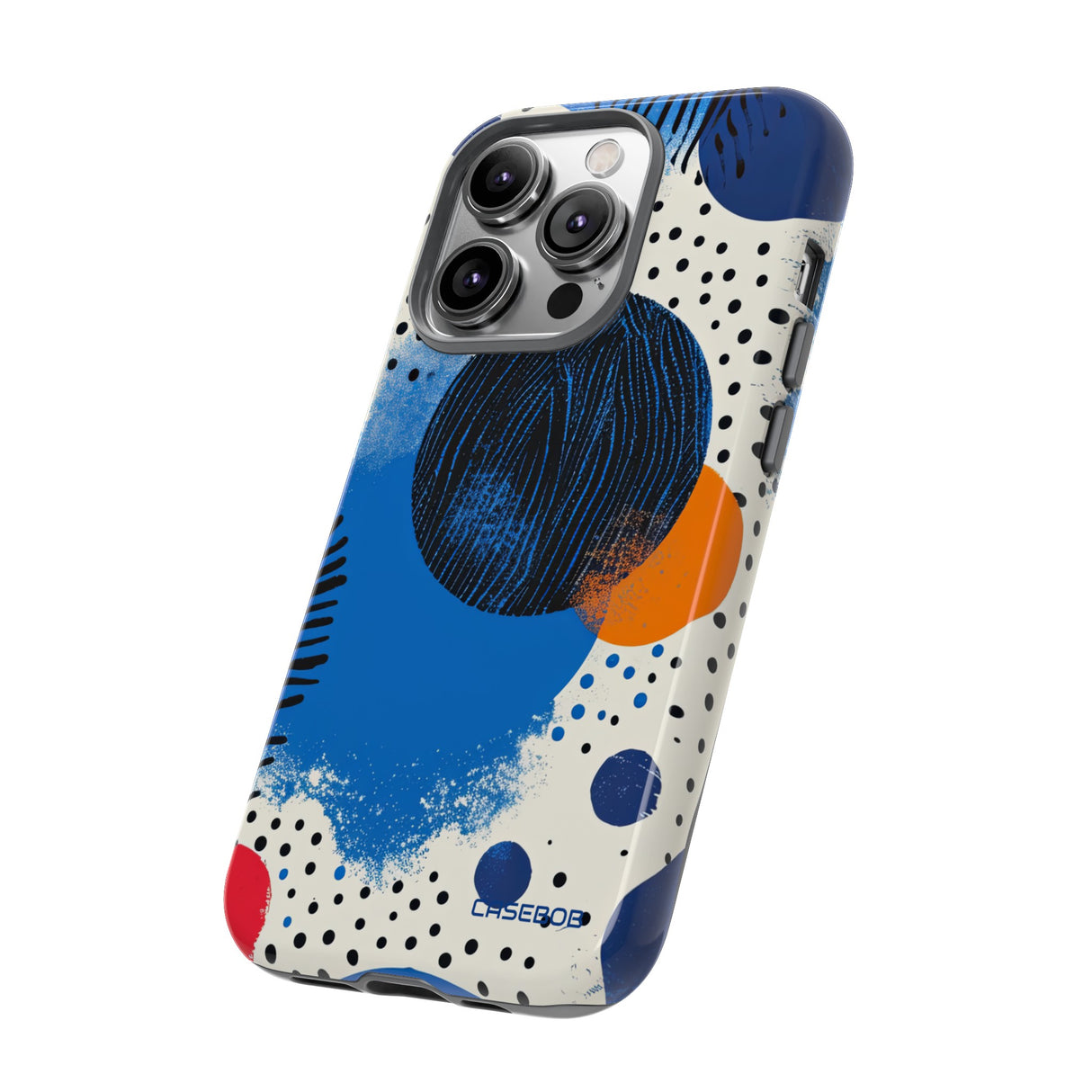 Blue Tranquil Geometry - Protective Phone Case