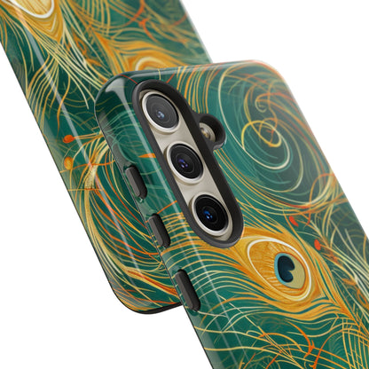 Vortice di Pavone Vivace Samsung S24 - Tough