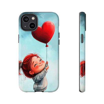 Joyful Girl Flies - iPhone Case