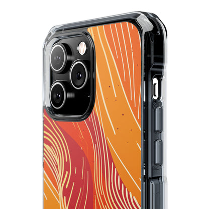 Gradient Flowwave Essence iPhone 14 - Clear Impact Phone Case