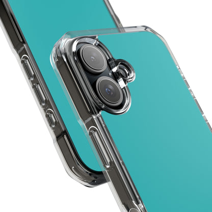 Dark Turquoise iPhone 16 - Clear Impact Phone Case