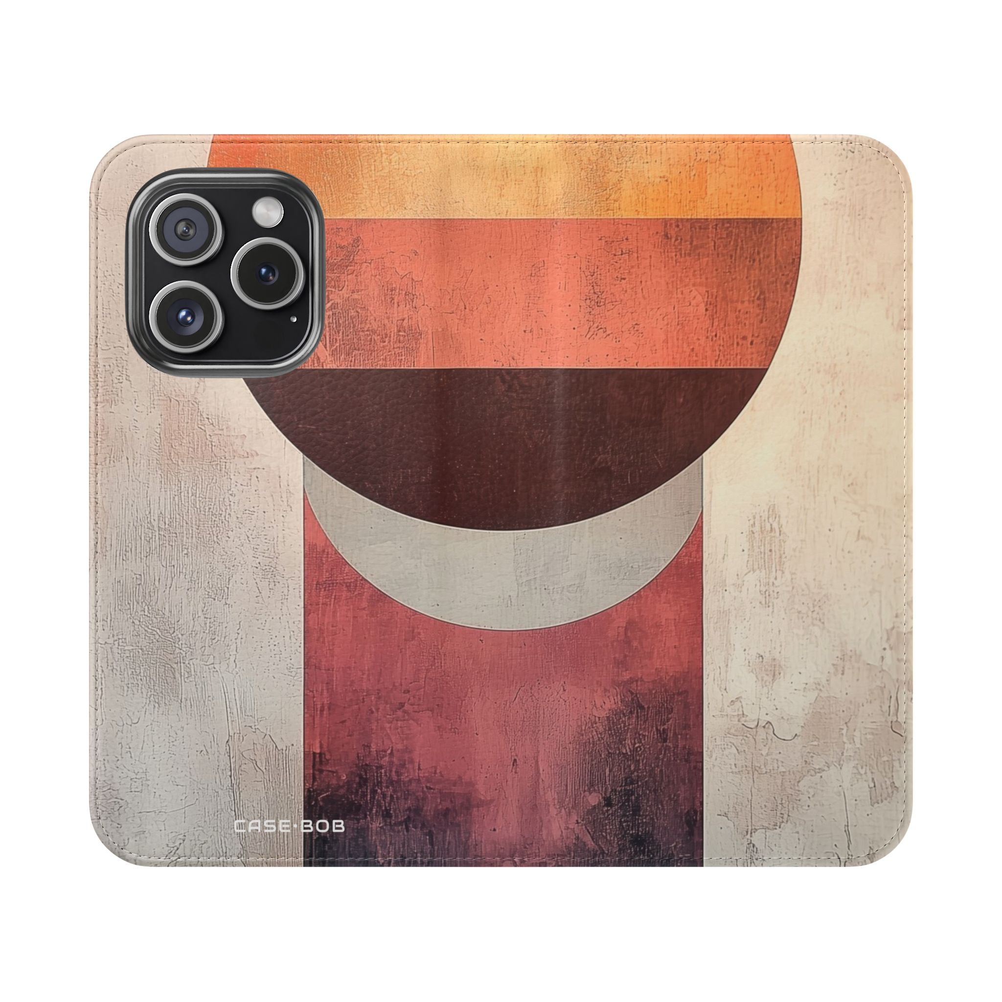 Bicolor Orb Gradient - iPhone 15 Pro Case - Wallet