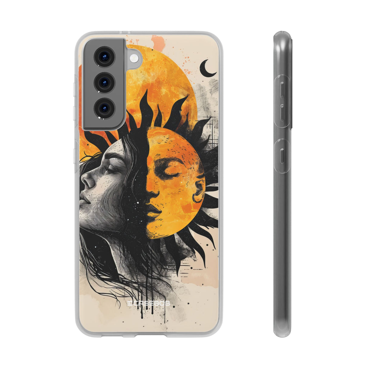 Sunlit Duality | Flexible Phone Case for Samsung Galaxy