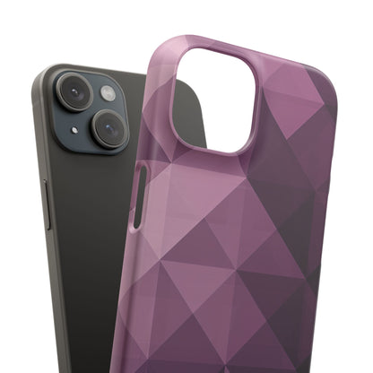 Gradient Purple Mosaic iPhone 15 - Slim Phone Case