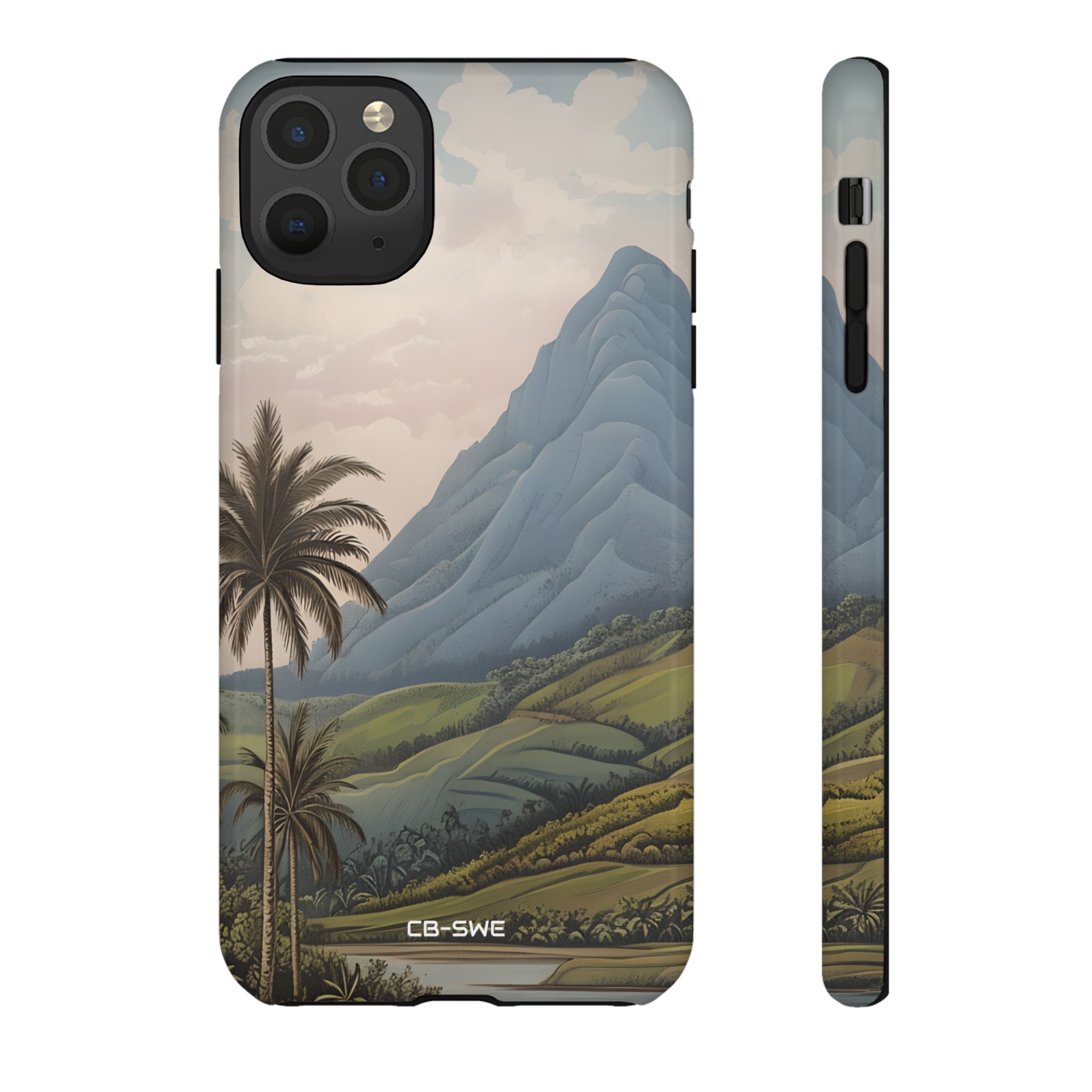 Serene Mountain Oasis - iPhone Case
