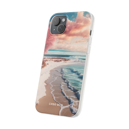 Pink Tree Breeze iPhone 15 Plus Case - Soft