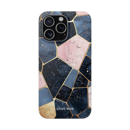 Golden Mosaic iPhone 15 Pro Max Case - Soft