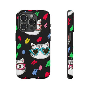 Cat Coloring - Protective Phone Case