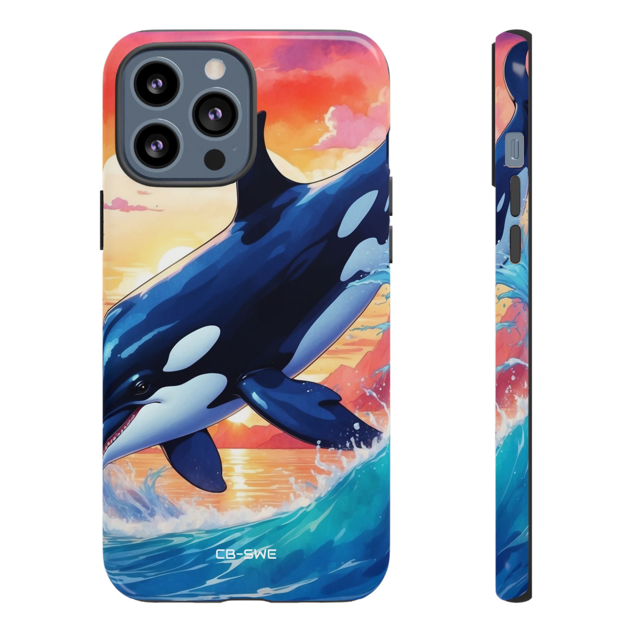 Orca Leaps Joyfully - iPhone Case