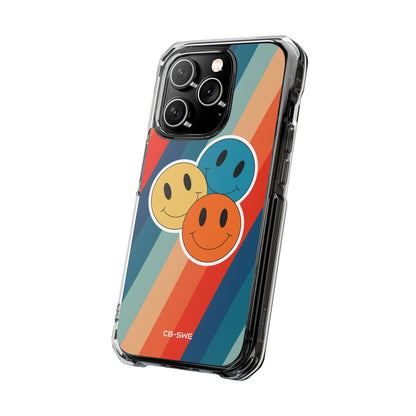 Retro Smiley Harmony iPhone Case - Impact