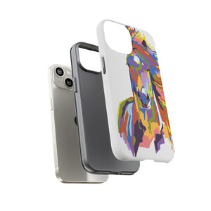 Horse Abstract Art iPhone Case (Protective) Phone Case