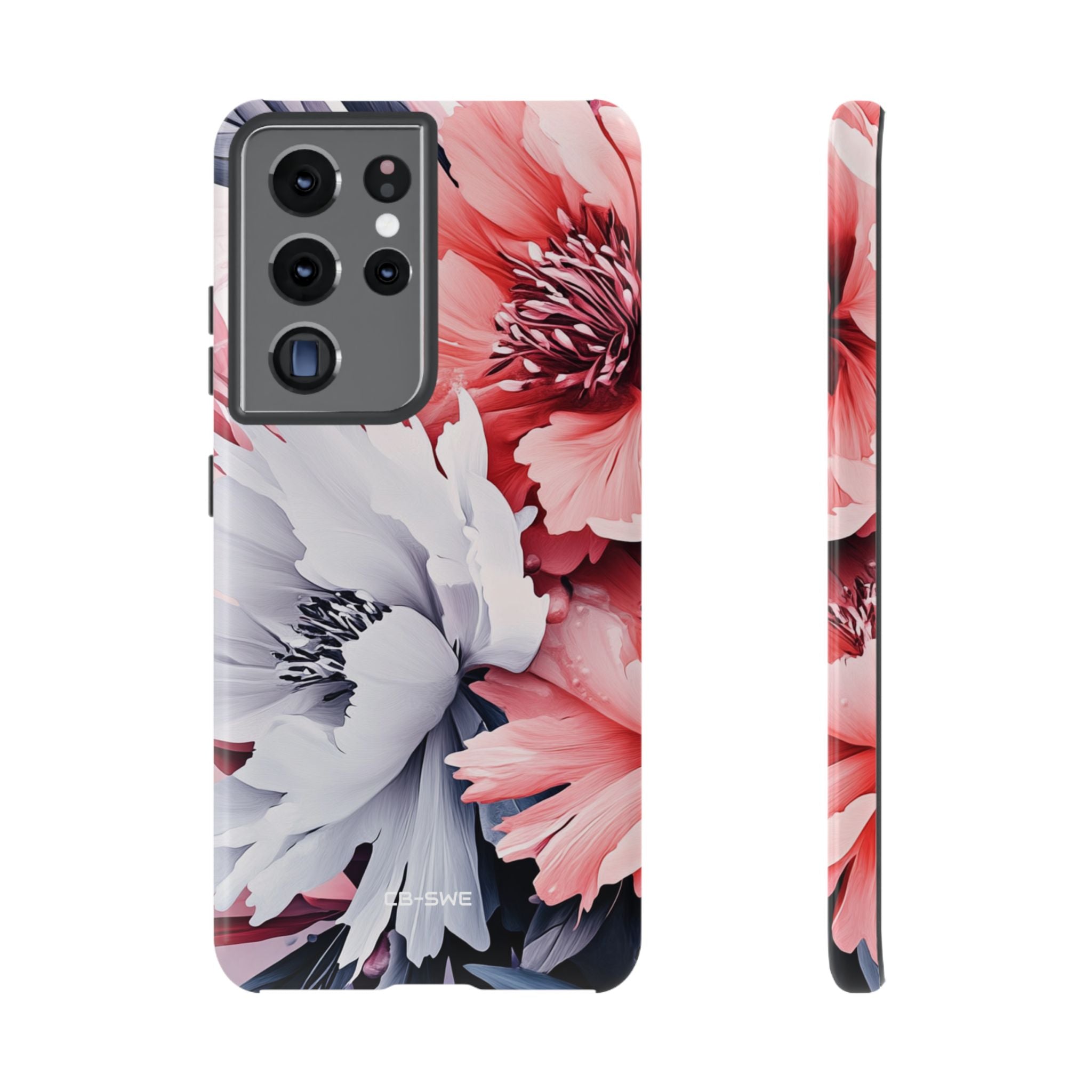 Digital Floral Elegance - Samsung Case