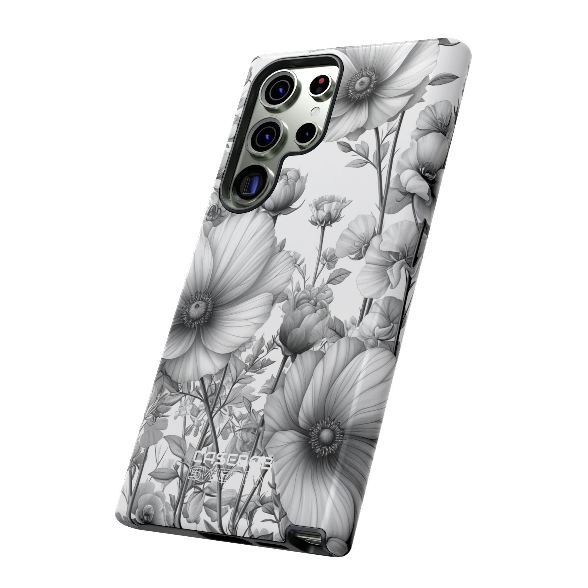 Vintage Floral Etching Samsung S23 - Tough