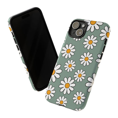Daisies Dance Playfully - iPhone Case