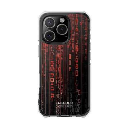 Neon Circuit Dreams iPhone 16 - Impact Clear+