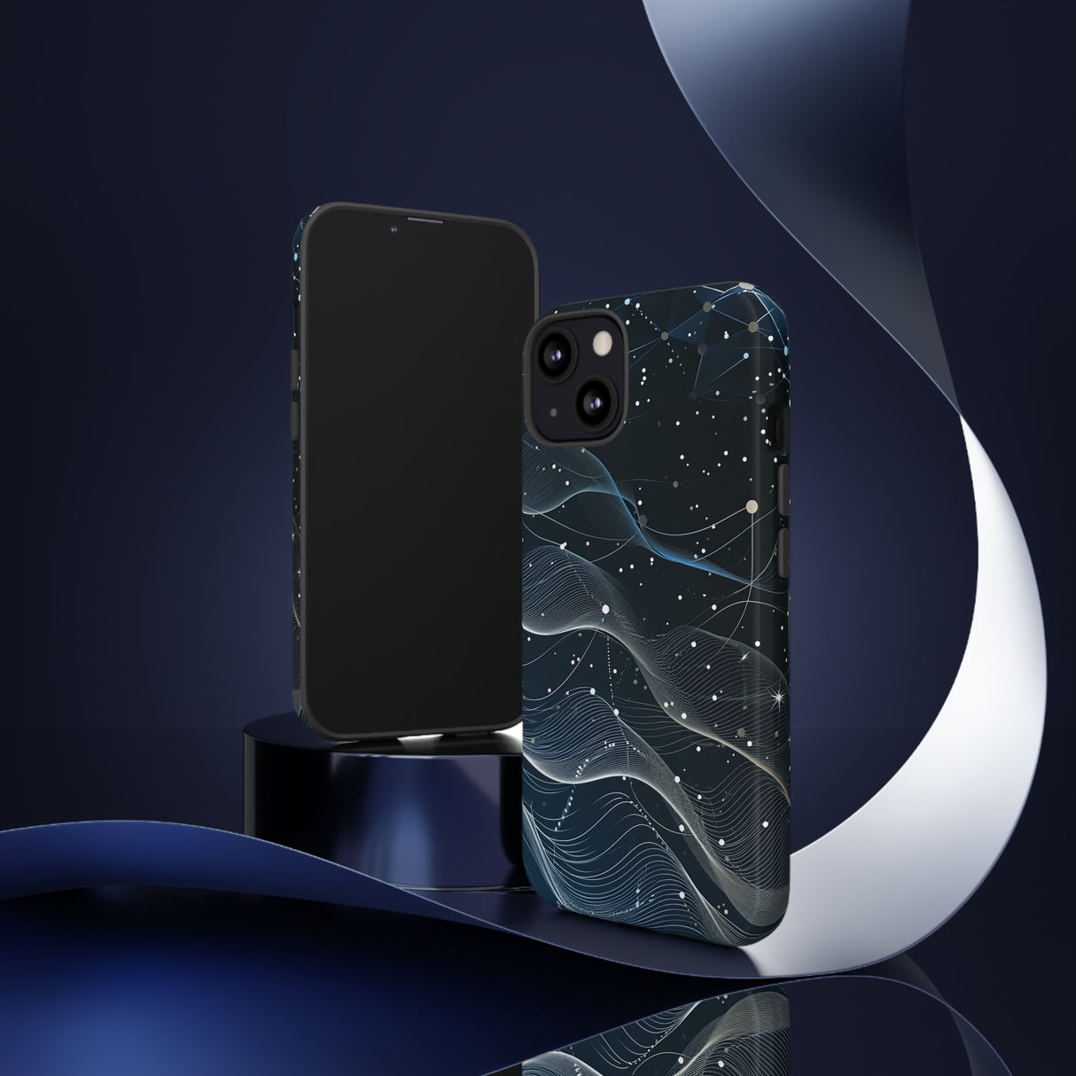 Connectivity Wave: Network Gradient - Protective Phone Case