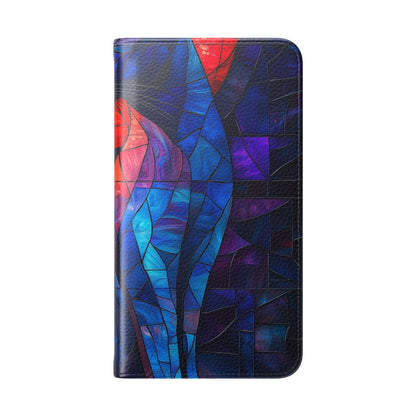 Stained Glass Cat - Samsung S23 Case - Wallet