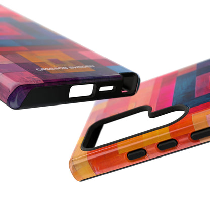 Vibrant Geometry - Tough Samsung S24 Phone Case