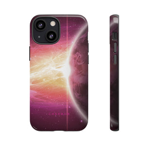 Purple Planets in Space - Protective Phone Case