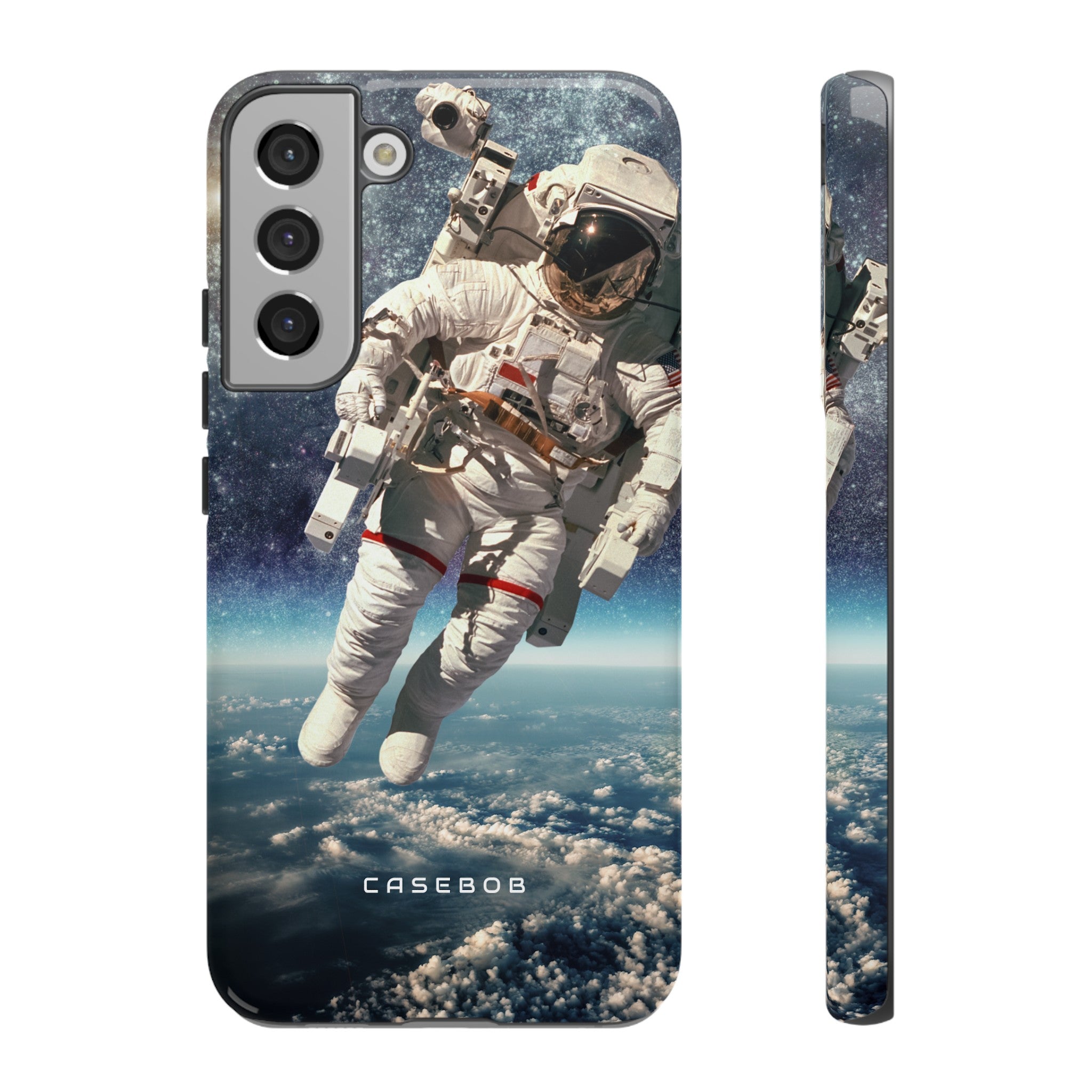 Astronaut in outer space - Protective Phone Case