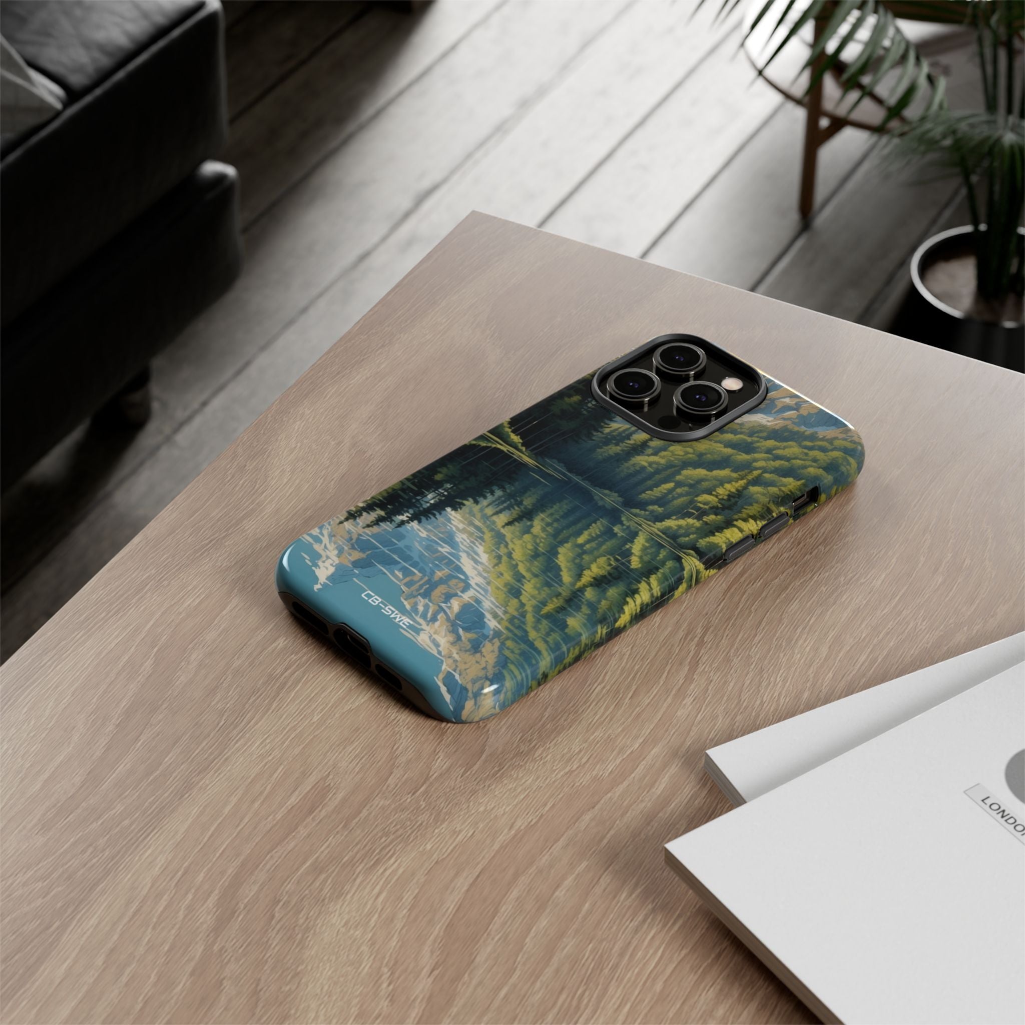Mountain Peaks Reflect - iPhone Case