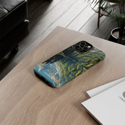 Mountain Peaks Reflect - iPhone Case