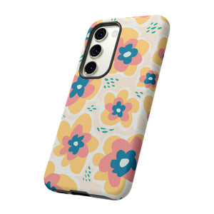 Yellow Happy Flower - Protective Phone Case