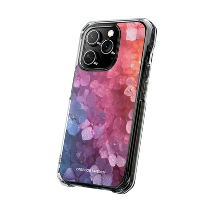 Floral Chill Blooms - Clear Impact iPhone 14 Phone Case