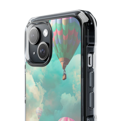 Pastel Balloon Adventure - Clear Impact iPhone 15 Phone Case