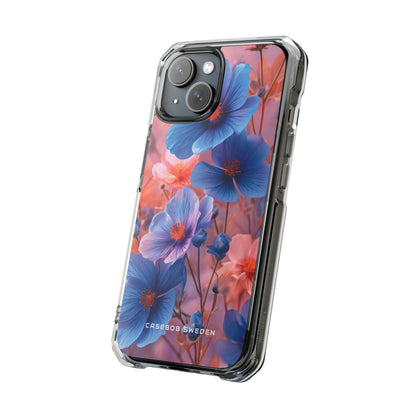 Ethereal Floral Symphony iPhone 15 - Clear Impact Phone Case