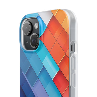 Vibrant GeoFlow iPhone 15 - Flexi Phone Case