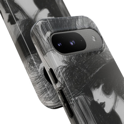 Vintage Feather Elegance Google Pixel 9 - Tough