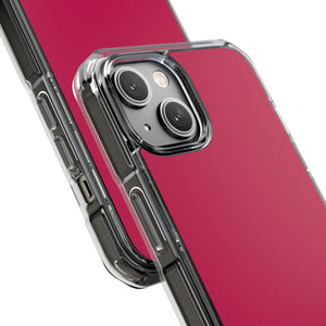 Pictorial Carmine | Phone Case for iPhone (Clear Impact Case - Magnetic)