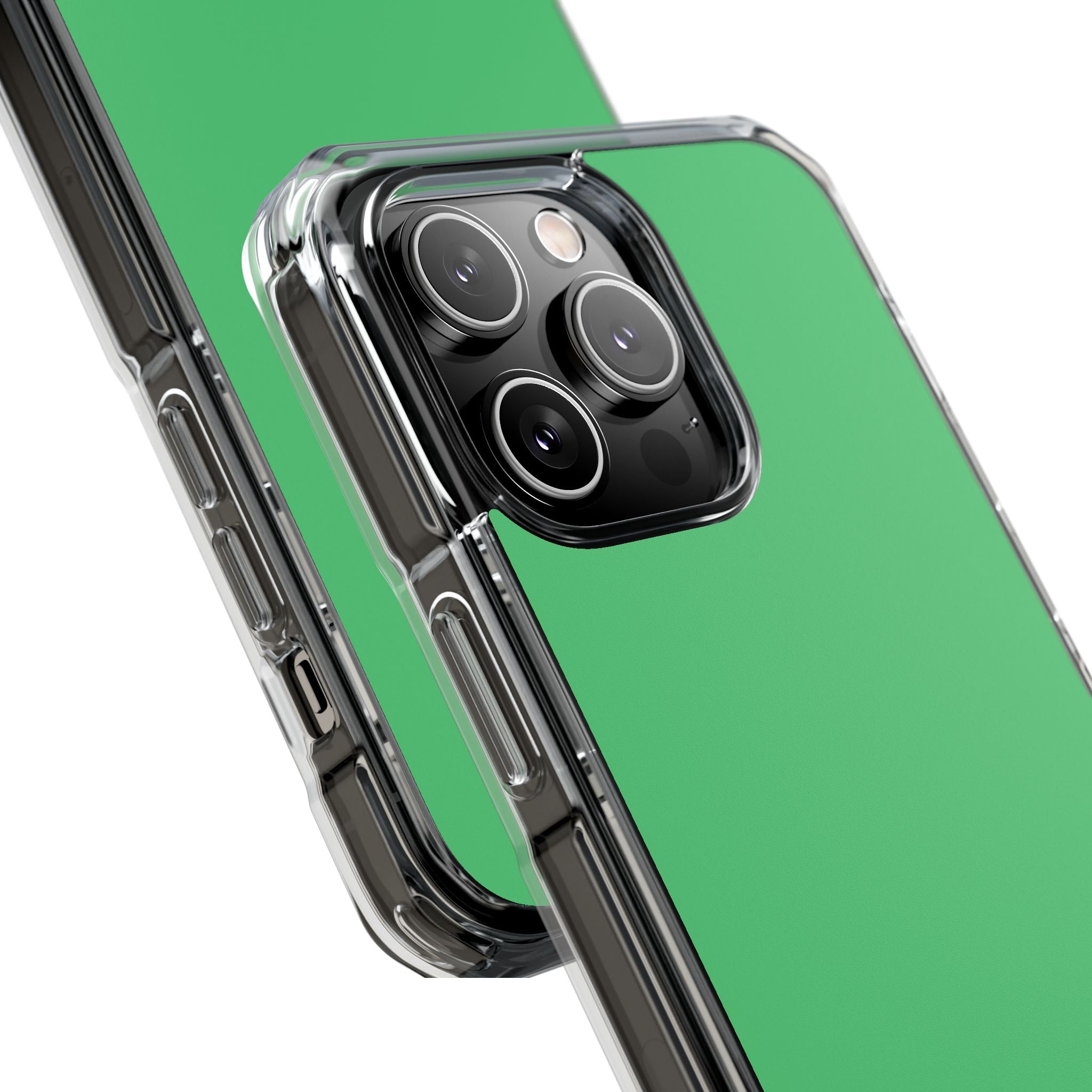 Emerald Green - Clear Impact Case for iPhone